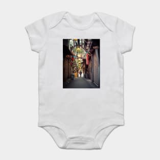 Traditional Shinjuku Alleyway Baby Bodysuit